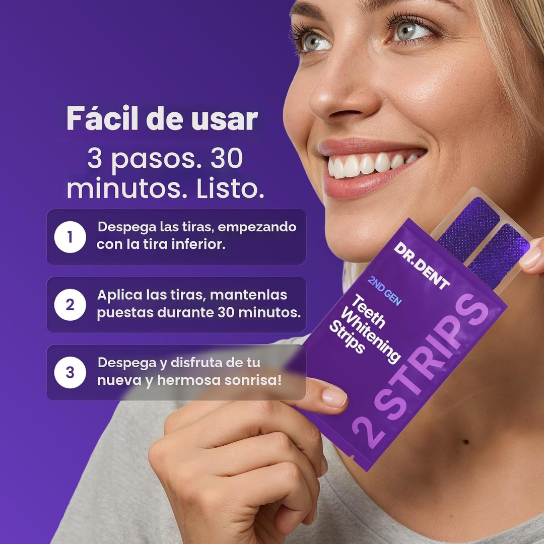 Tiras Blanqueadoras Dentales