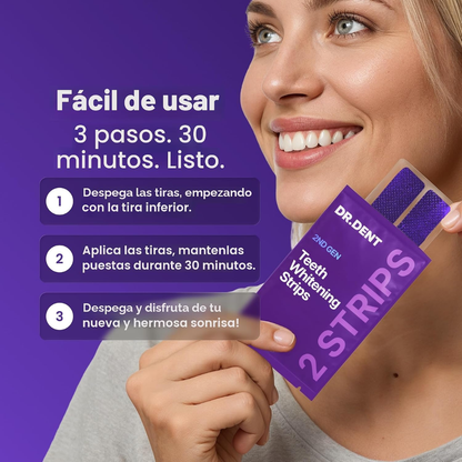 Tiras Blanqueadoras Dentales