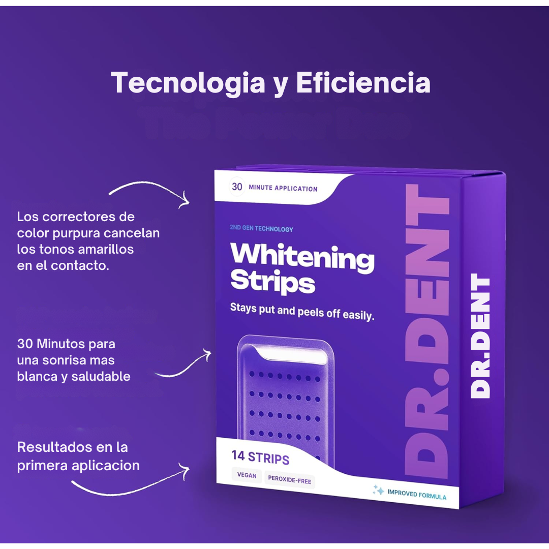 Tiras Blanqueadoras Dentales